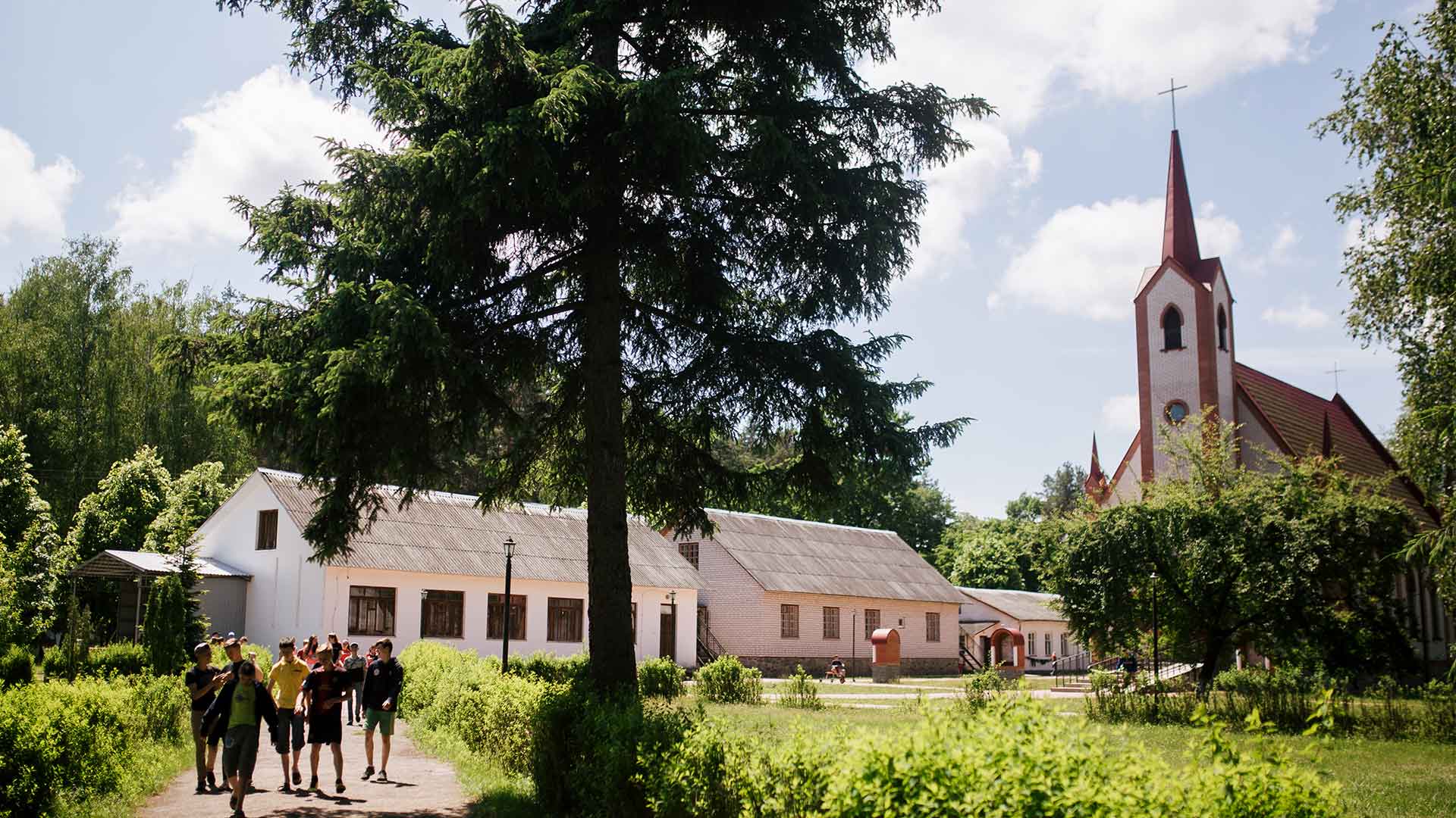 Summer camp at a church, Ukraine. 